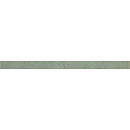Apollo Tile Antiek 0.47 in. x 7.87 in. Glossy Green Ceramic Pencil Tile Trims (0.7 sq. ft./case) (10-pack) MOD88CELPENA
